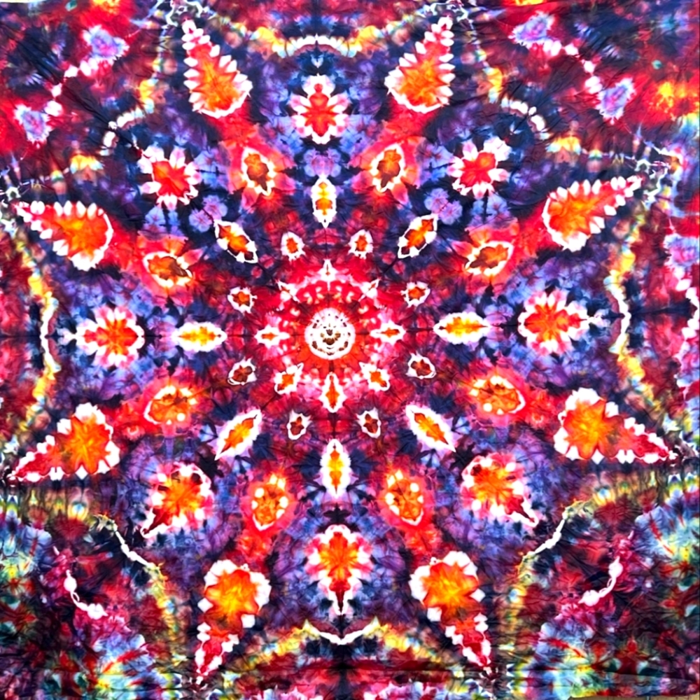 Tye dye tapestry